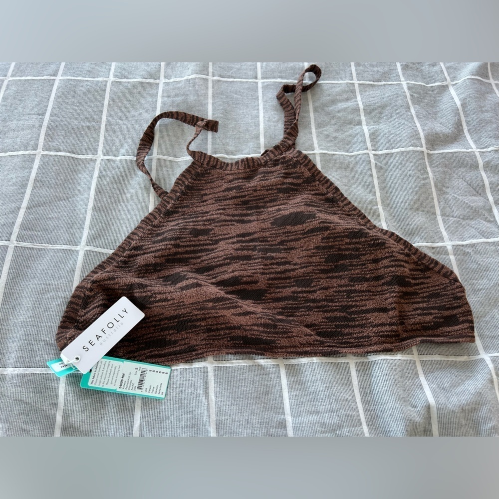 NWT Anthropologie Seafolly Daybreak Knit Top - Picture 7 of 7
